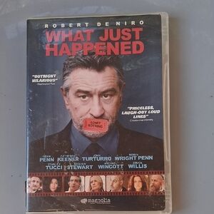 What Just Happened DVD - Red and Black Cover
